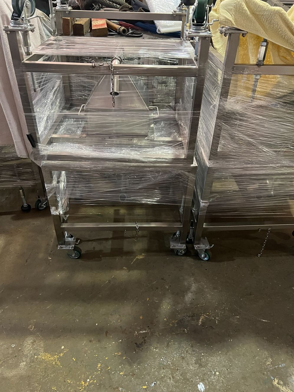 Stainless steel cabinet fabrication