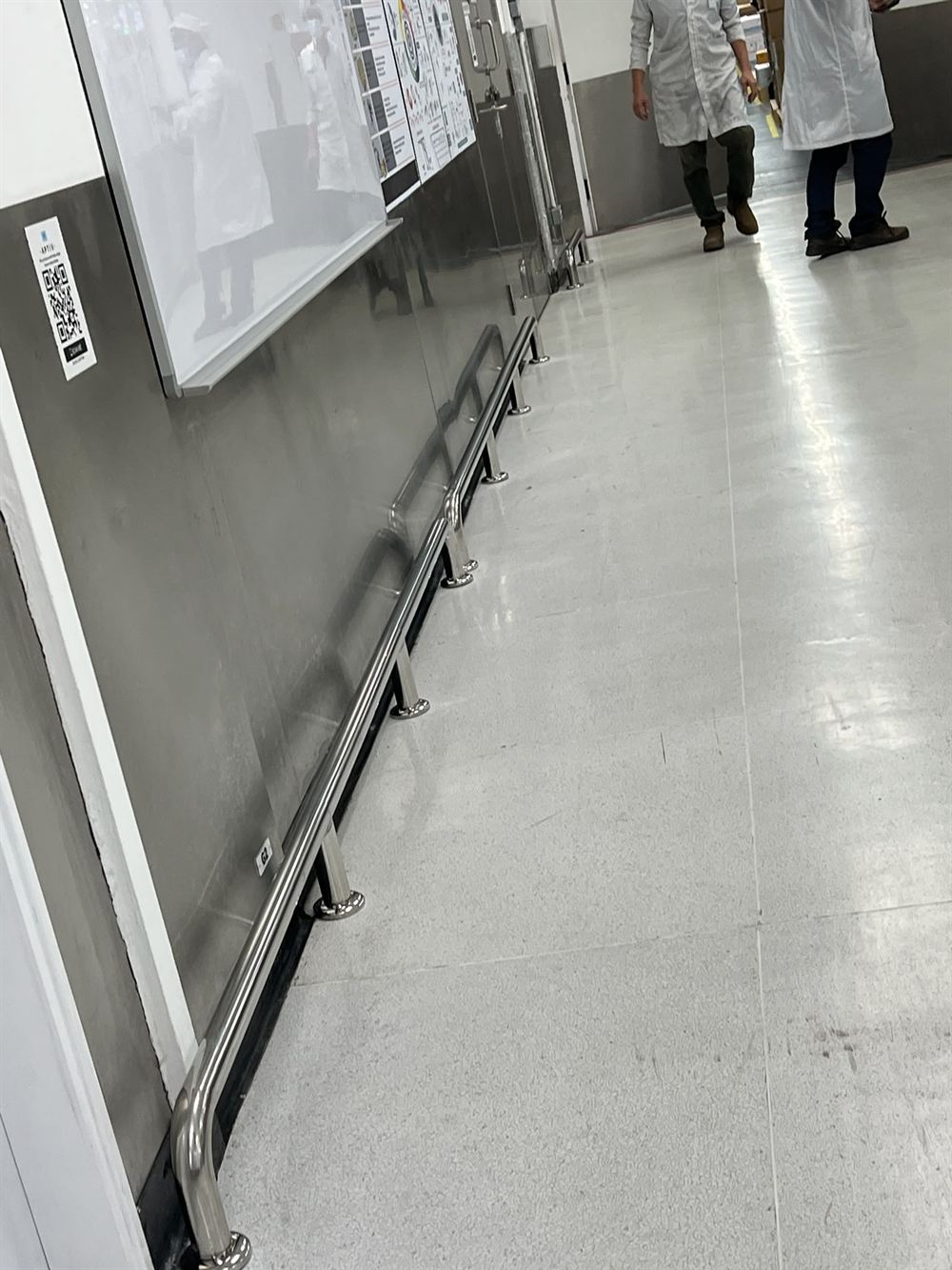 Large stainless steel panels