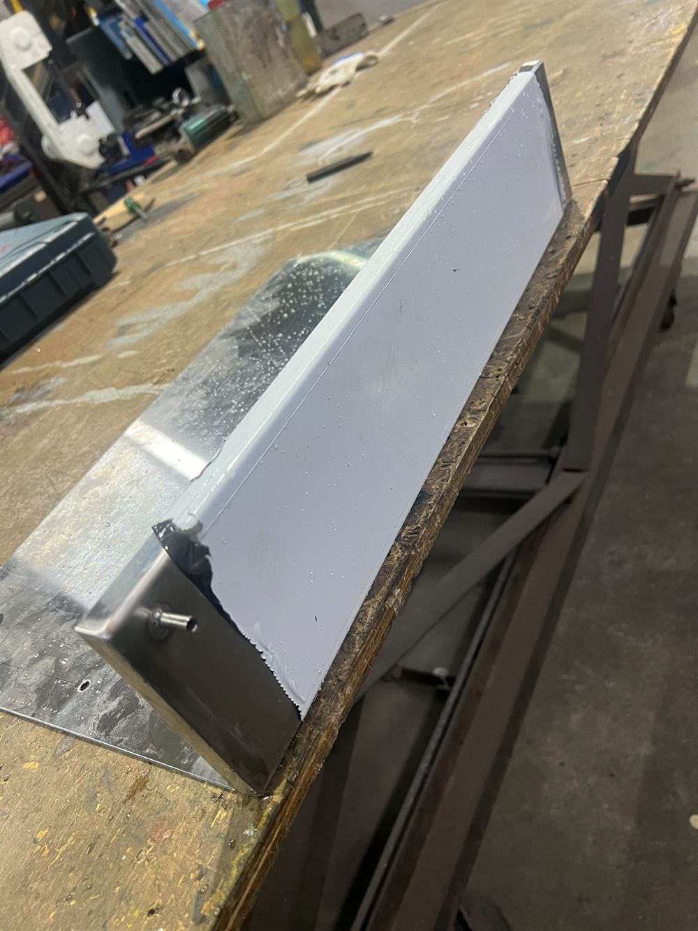 Formed sheet metal cover