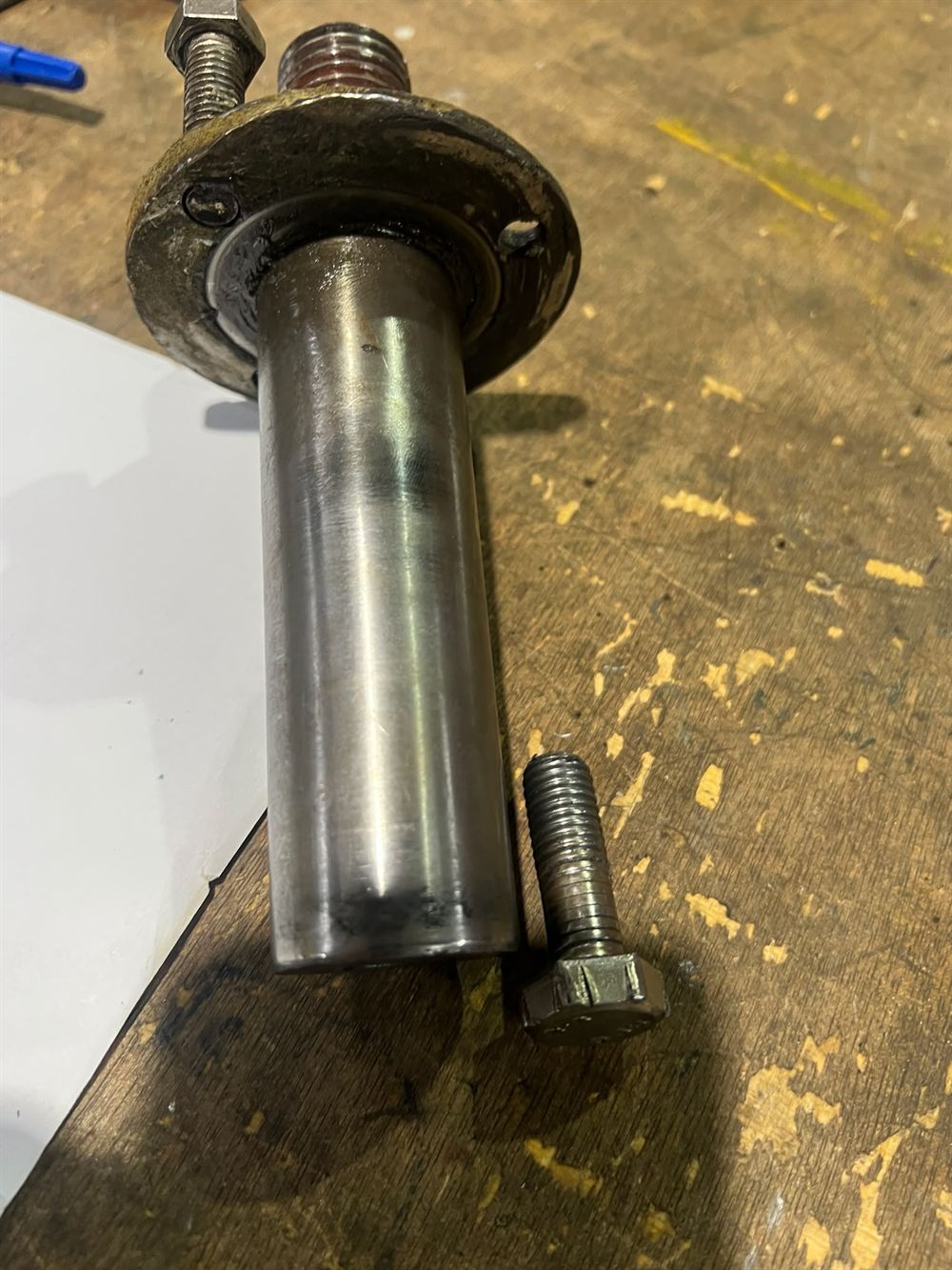 Machined flange component